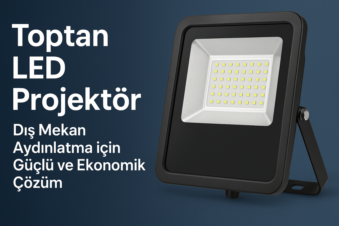 Toptan LED Projektör – Dış Mekan Aydınlatma için Güçlü Işık