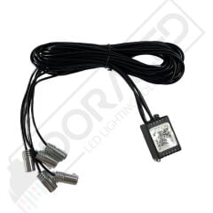 Araç Içi Atmosfer Ambiyans LED Neon Ip LED Rgb App Kontrollü 5 Parça