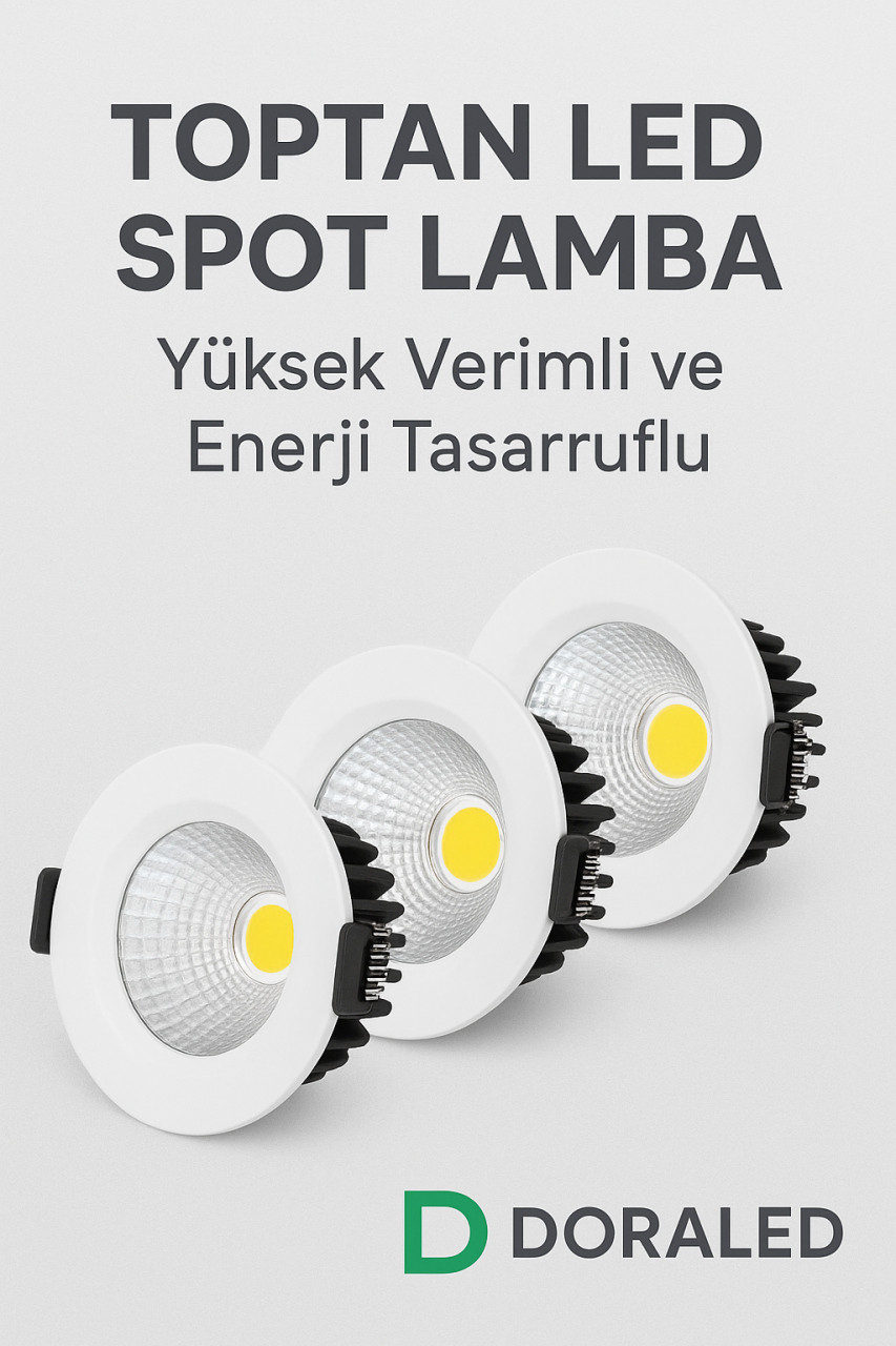 Toptan LED Spot Lamba – Yüksek Verimli ve Enerji Tasarruflu