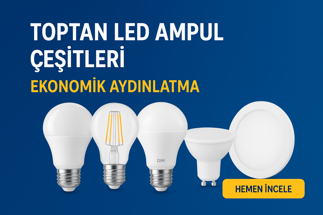 Toptan LED Ampul Çeşitleri – Ev ve Ofis İçin Ekonomik Aydınlatma