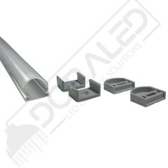 Alüminyum Boş Kasa Led Profil Yerli Kasa Opak Cam 120Cm