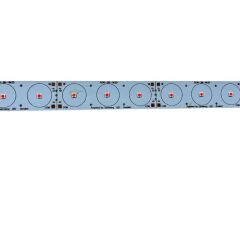 WALLWASHER ÇUBUK LED'İ 18X1W 3030 SMD LEDLİ 50 CM KIRMIZI RENK