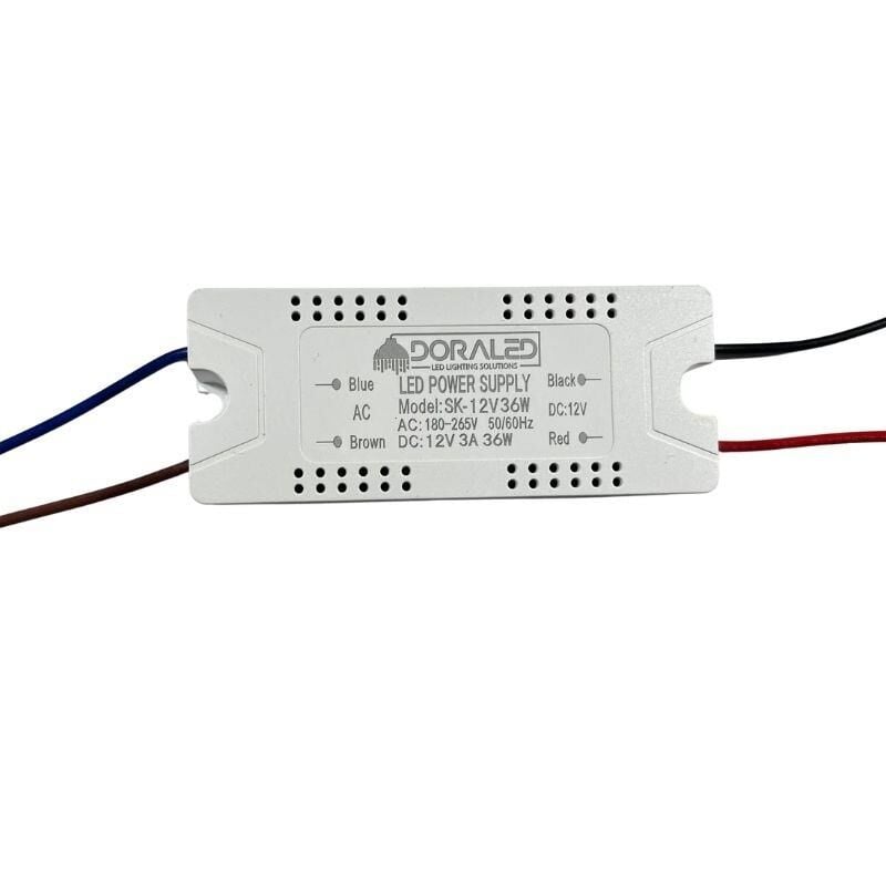12V 3AMPER 36W DRİVER TİPİ PLASTİK ADAPTÖR