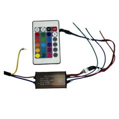 RGB WALLWASHER DRİVER 9-12X1W IR KUMANDALI