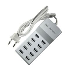 10 PORT ÇOKLU USB ŞARJ DEVRESİ