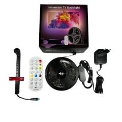 KAMERALI TV AMBİLİGHT LED SETİ 5M TELEVİZYON AMBİLİGHT LED