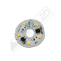 220Volt 3Watt Smd 2835 Ledli Led Modül Beyaz 10mm Delik Çaplı 220V 3W Avize Ledi 34mm(3 Adet)