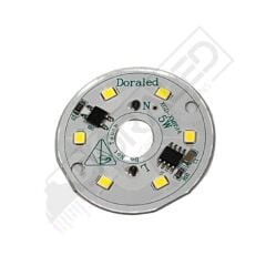 220 Volt 5 Watt Smd 2835 Ledli Led Modül Beyaz 10mm Delik Çaplı 220V 5W Avize Ledi 40mm(3 Adet)