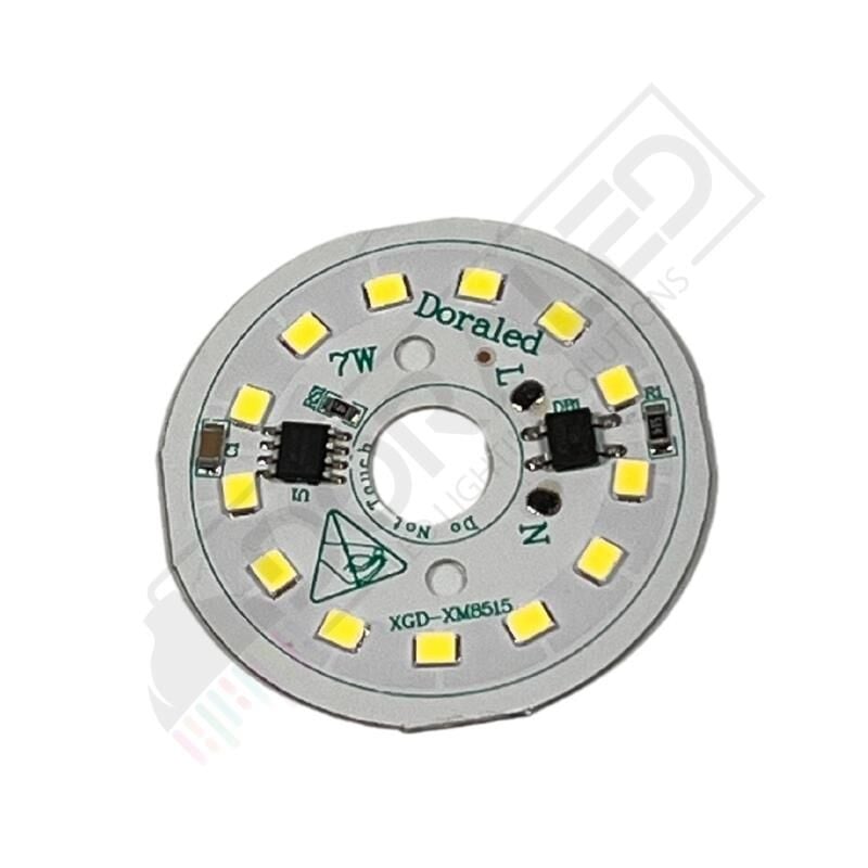 220Volt 7Watt Smd 2835 Ledli Led Modül 10mm Delik Çaplı Beyaz 220V 7W Avize Ledi 44MM(3 Adet)