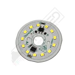 220Volt 7Watt Smd 2835 Ledli Led Modül 10mm Delik Çaplı Beyaz 220V 7W Avize Ledi 44MM(3 Adet)