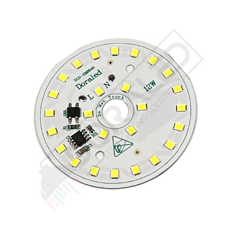 220Volt 12Watt Smd 2835 Ledli Led Modül Beyaz 10mm Delik Çaplı 220V 12W Avize Ledi 60mm(3 Adet)