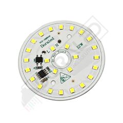 220Volt 12Watt Smd 2835 Ledli Led Modül Beyaz 10mm Delik Çaplı 220V 12W Avize Ledi 60mm(3 Adet)