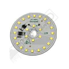 220Volt 12Watt Smd 2835 Ledli Led Modül Beyaz 10mm Delik Çaplı 220V 12W Avize Ledi 60mm(3 Adet)