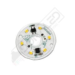 220 Volt 5 Watt Smd 2835 Ledli Led Modül Gün Işığı 10mm Delik Çaplı 220V 5W Avize Ledi 44mm(3 Adet)