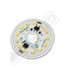 220Volt 7Watt Smd 2835 Ledli Led Modül 10mm Delik Çaplı Gün Işığı 220V 7W Avize Ledi 44mm(3 Adet)