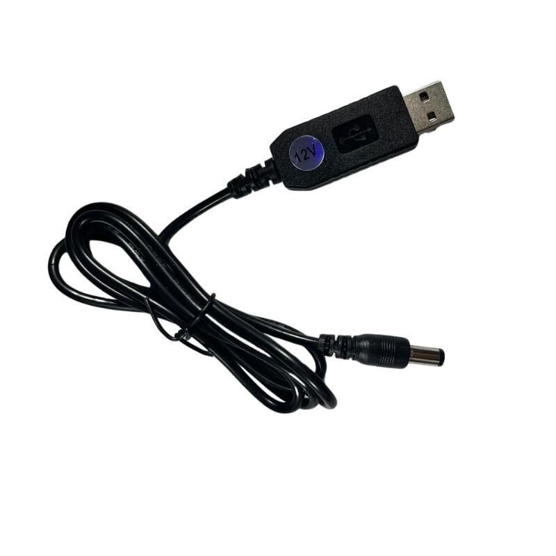 USB-Barrel Jack Voltaj Yükseltici (Giriş 5V, Çıkış 12V)