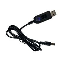 USB-Barrel Jack Voltaj Yükseltici (Giriş 5V, Çıkış 12V)