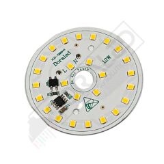 220Volt 12Watt Smd 2835 Ledli Led Modül Gün Işığı 10mm Delik Çaplı 220V 12W Avize Ledi 60mm(3 Adet)