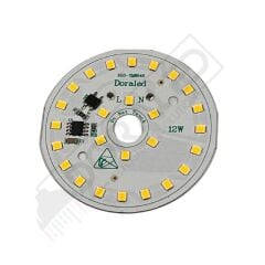 220Volt 12Watt Smd 2835 Ledli Led Modül Gün Işığı 10mm Delik Çaplı 220V 12W Avize Ledi 60mm(3 Adet)