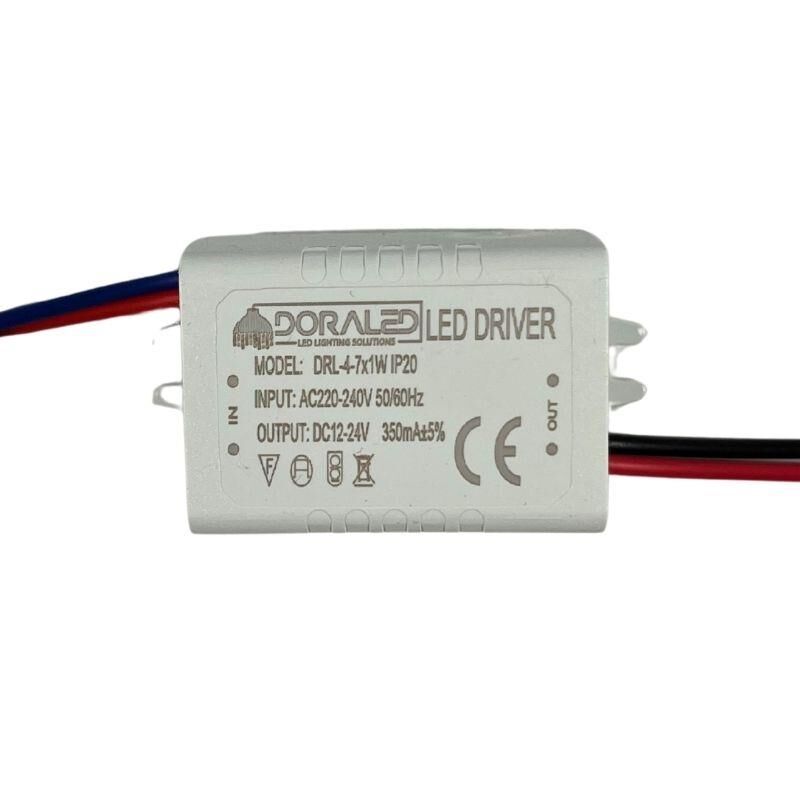 4-7X1W 350Ma 12-24V Power Led Driver IP20 Power Led Sürücü