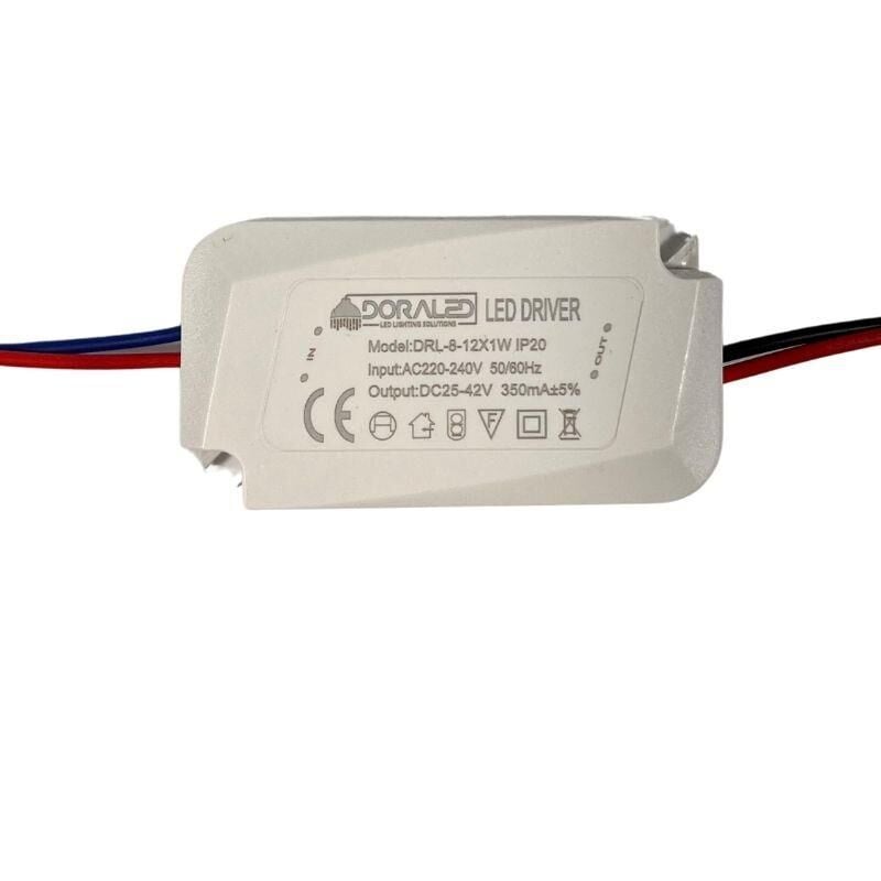 8-12X1W 350Ma 25-42V Power Led Driver IP20 Power Led Sürücü