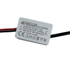 24-36X1W 350Ma 70-130V Power Led Driver IP20 Power Led Sürücü