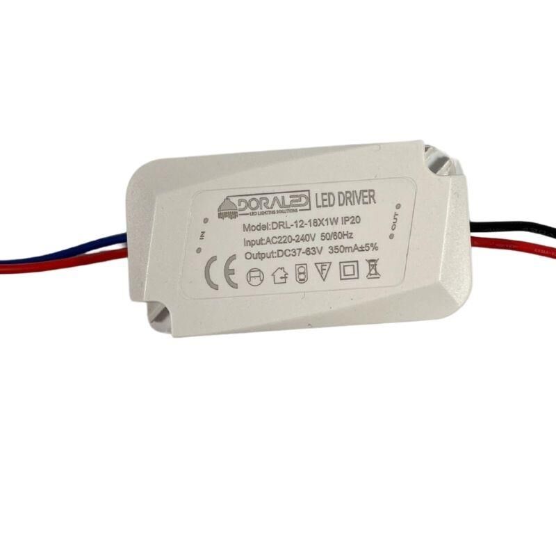 12-18X1W 350Ma 37-63V Power Led Driver IP20 Power Led Sürücü