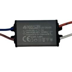 4-7X1W 350Ma 12-25V Power Led Driver IP67 Power Led Sürücü