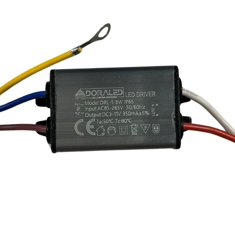 1-3X1W 350Ma 3-12V Power Led Driver IP67 Power Led Sürücü