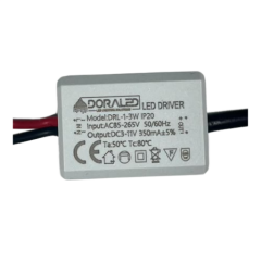 1-3X1W 350Ma 3-12V Power Led Driver IP20 Power Led Sürücü