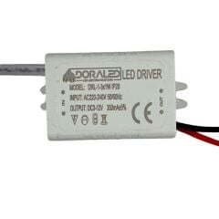 1-3X1W 350Ma 3-12V Power Led Driver IP20 Power Led Sürücü