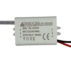 1-3X1W 350Ma 3-12V Power Led Driver IP20 Power Led Sürücü