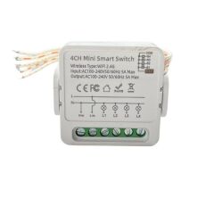 SMART TUYA WİFİ RÖLE DEVRESİ 4 KANAL 110-240v 16A