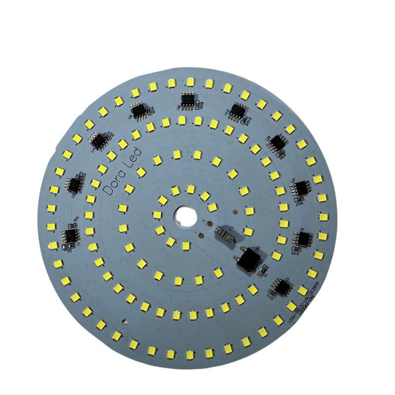 220Volt 100Watt Smd 2835 Ledli Led Modül Beyaz 10mm Delik Çaplı 220V 100W Avize Ledi 125MM