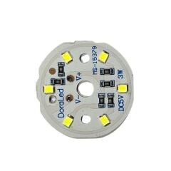 5Volt 3Watt Smd 2835 Ledli Led Modül Beyaz 5V 3W Avize Ledi 33mm(3 Adet)
