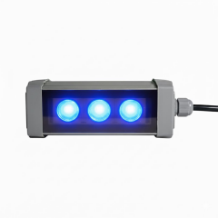 12CM 3W LED Duvar Boyama Wallwasher Mavi 220V