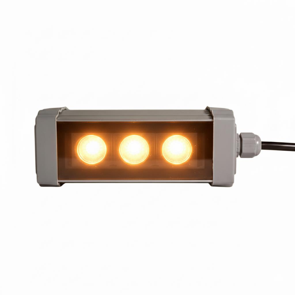 12CM 3W LED Duvar Boyama Wallwasher Amber Sarı  220V