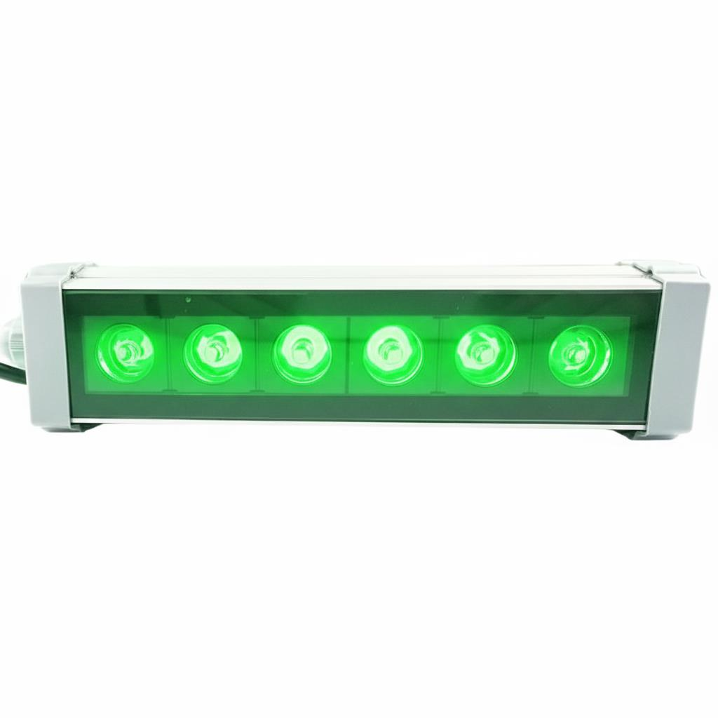20CM 6W LED Duvar Boyama Wallwasher Yeşil  220V