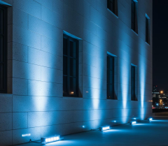 20CM 6W LED Duvar Boyama Wallwasher Mavi 220V