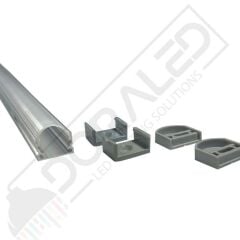 Alüminyum Boş Kasa Led Profil Yerli Kasa Şeffaf Cam 50Cm