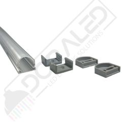 Alüminyum Boş Kasa Led Profil Yerli Kasa Opak Cam 150Cm