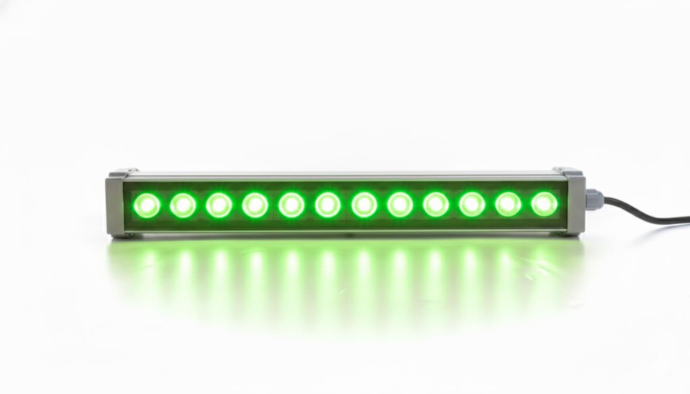 35CM 12W LED Duvar Boyama Wallwasher Yeşil 220V
