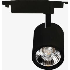 3 ADET SİYAH-BEYAZ 6000-6500K 30W RAY SPOT +1M RAYLI MAĞAZA VE VİTRİN ARMATÜRÜ