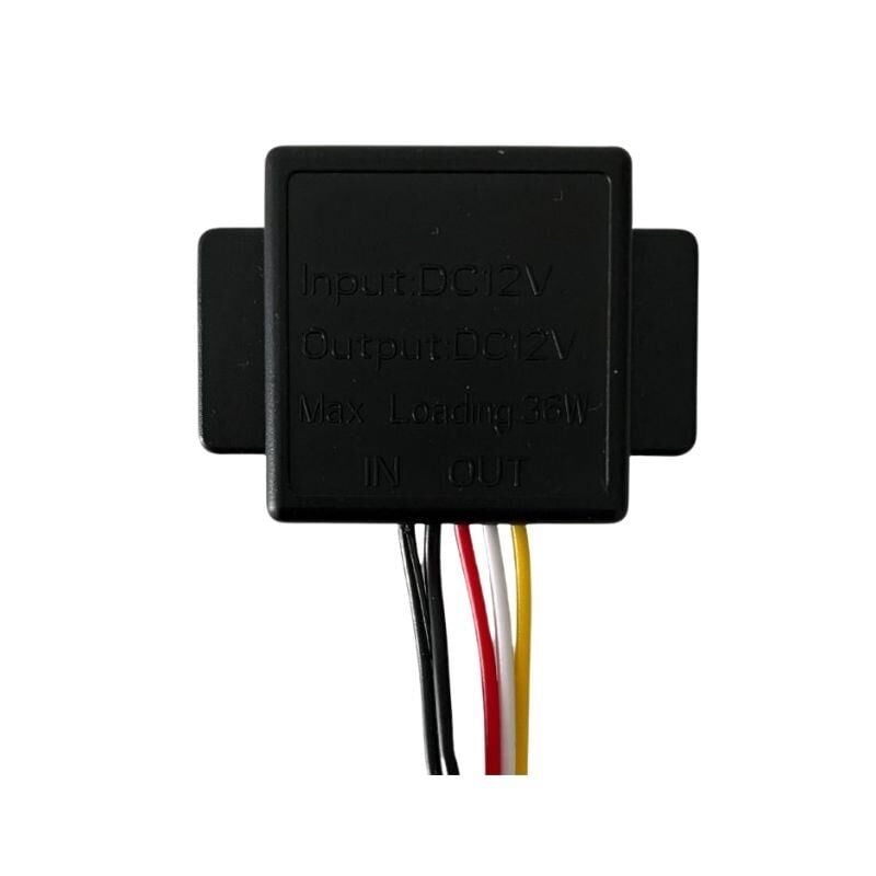 12 Volt 3 Amper Çift Çıkışlı El Algılama El Süpürme Siyah Ayna Arkası Sensör
