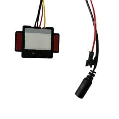 12 Volt 3 Amper Çift Çıkışlı El Algılama El Süpürme Siyah Ayna Arkası Sensör