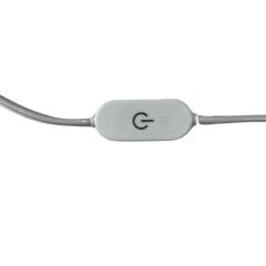 100 cm Touch-Dokunmatik Dimmer + On Off USB Erkek Kablo 2 Amper Ucu Açık Beyaz USB Kablo