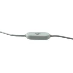 100 cm Touch-Dokunmatik Dimmer + On Off USB Erkek Kablo 2 Amper Ucu Açık Beyaz USB Kablo