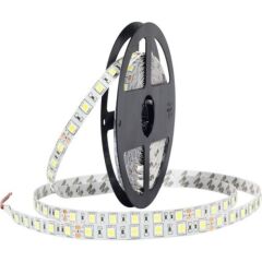 12V 3 Çipli 5050 GünIşığı Şerit Led IP20 Metrede 60 Led (5 Metre)