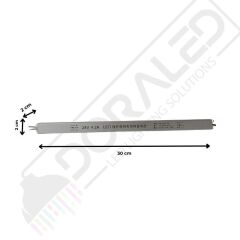 Ultra slim ince parmak led adaptör 24 volt 4,2 amper 100 watt (30x2x2cm)