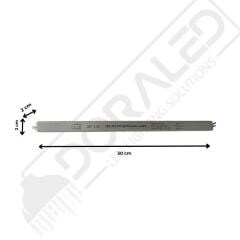 Ultra slim ince parmak led adaptör 24 volt 2,5 amper 60 watt (30x2x2cm)